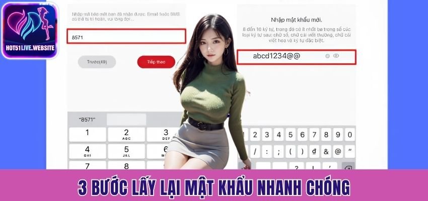 3 bước lấy lại mật khẩu nhanh chóng