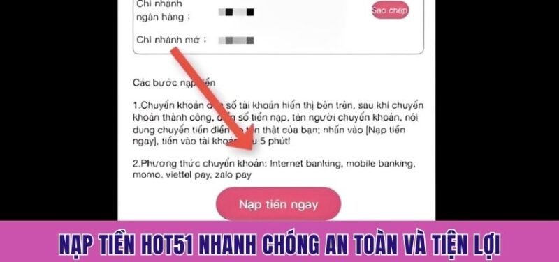 nạp tiền Hot51
