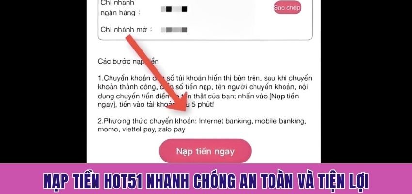 nạp tiền Hot51