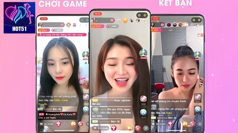 so sánh Hot51 và MMlive về giao diện