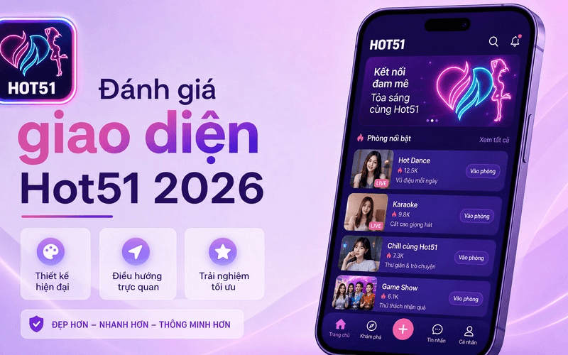 Đánh giá giao diện Hot51 2026